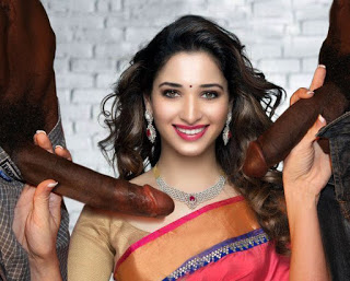 Sexy Tamanna handjob in saree photos