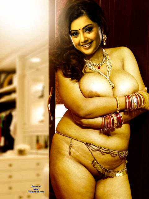 Fake ass Meena full nude busty body without dress photo
