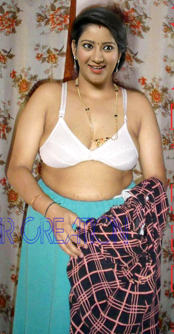 Nude serial aunty Avanthika sexy bra nude cleavage boobs fake