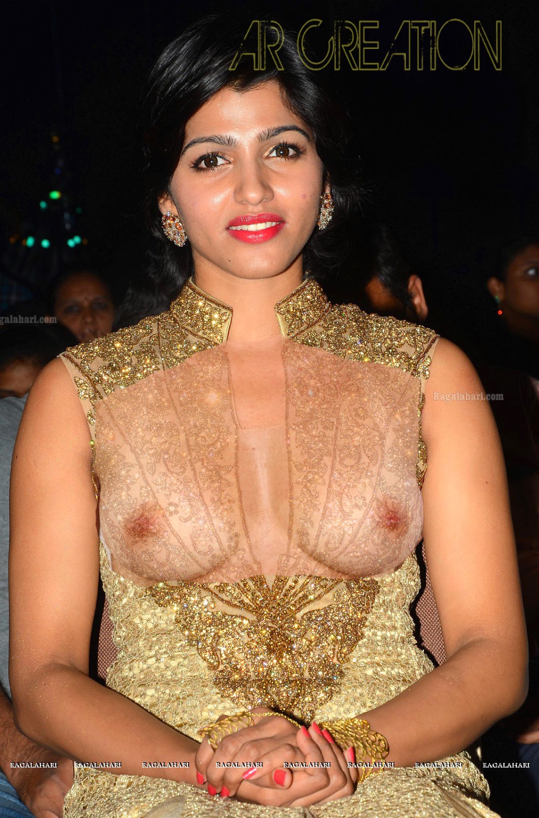 Nude actress Dhansika transparent naked nipple without bra public sex