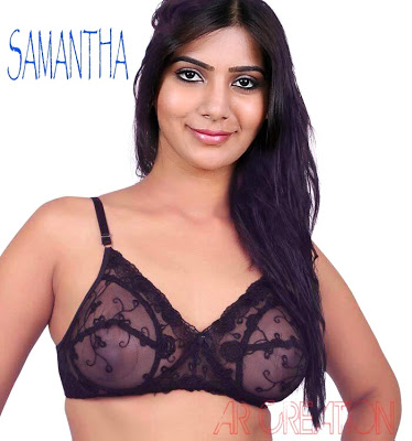 Samantha Ruth Prabhu bra naked transparent nipple shield see through