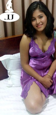 Naked thigh Anjali nude cleavage in hot nighty bedroom photo