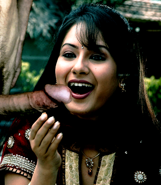 Naked Telugu actress Pooja Bose blow job nude cock