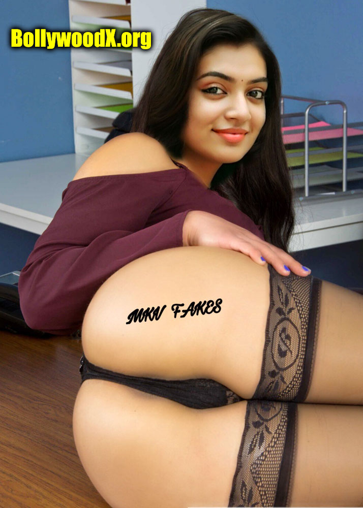 Nazriya Fahadh nude ass close up black stockings HQ OnlyFans photos