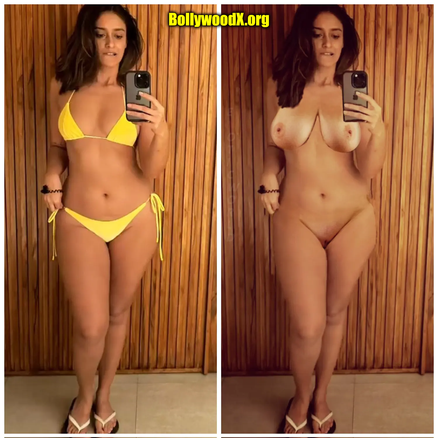 ileana bra panties removed before and after fake