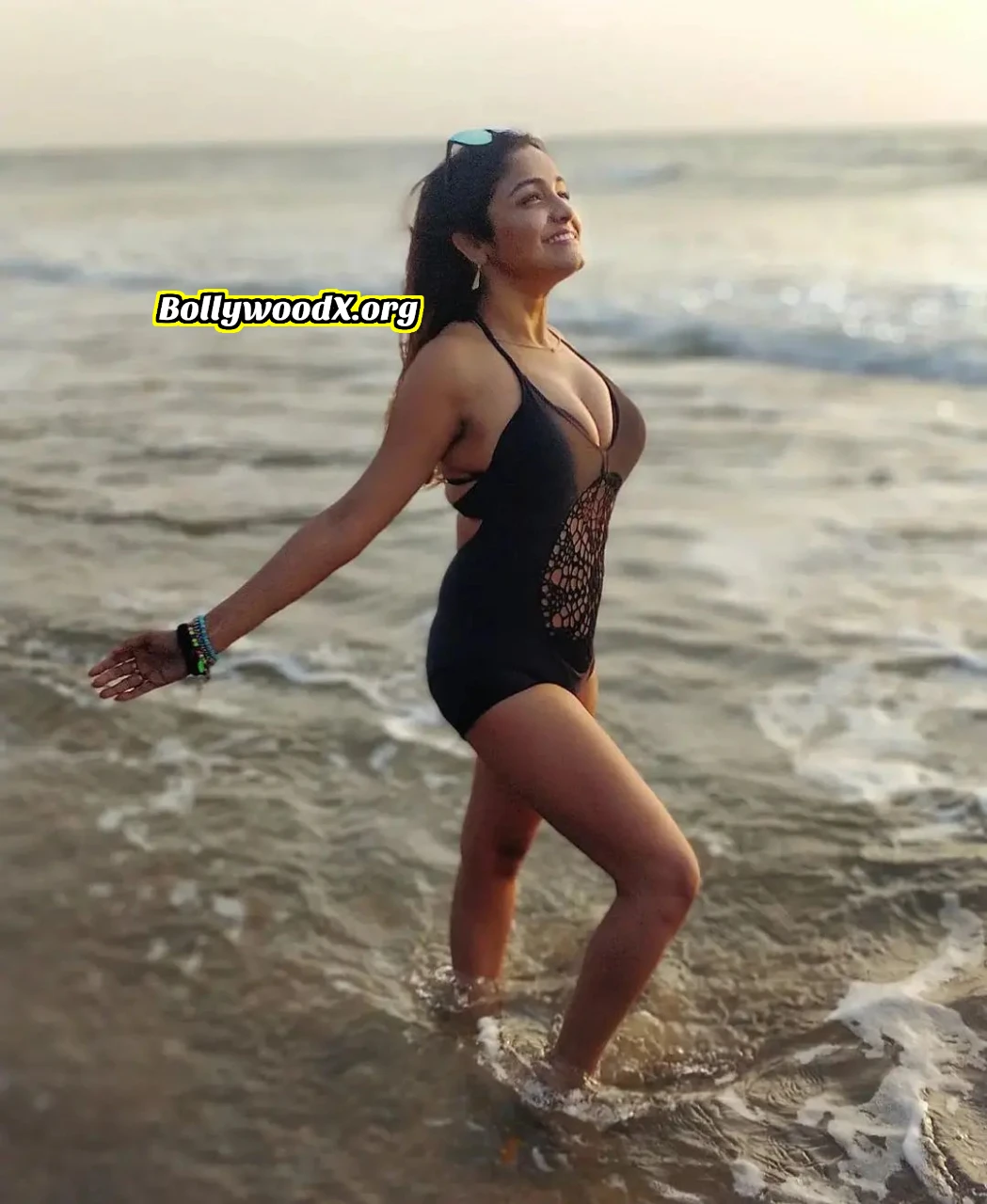 Sayantani Guhathakurta beach bikini nude swimsuit removed sunkiss