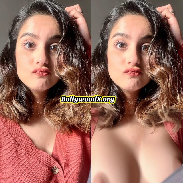Tunisha Sharma nipple slip nude boobs without bra