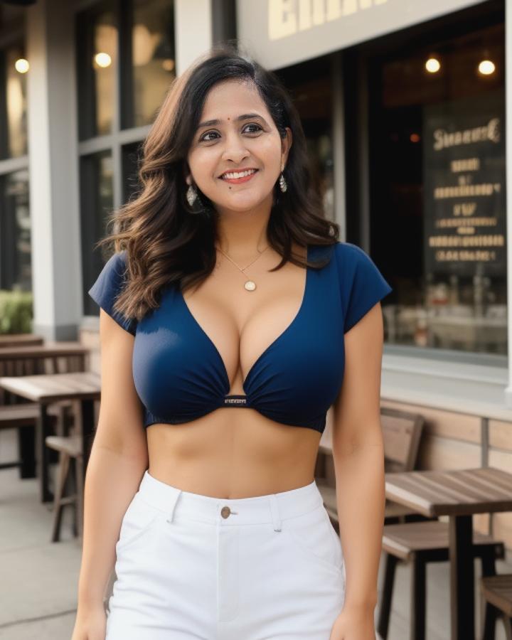 Lasya Manjunath cleavage sexy pose without dress hot bra