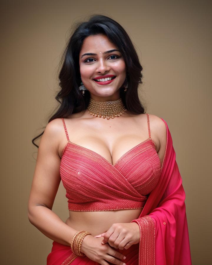 Priya Inturu blouse low neck cleavage New Stills HD Gallery