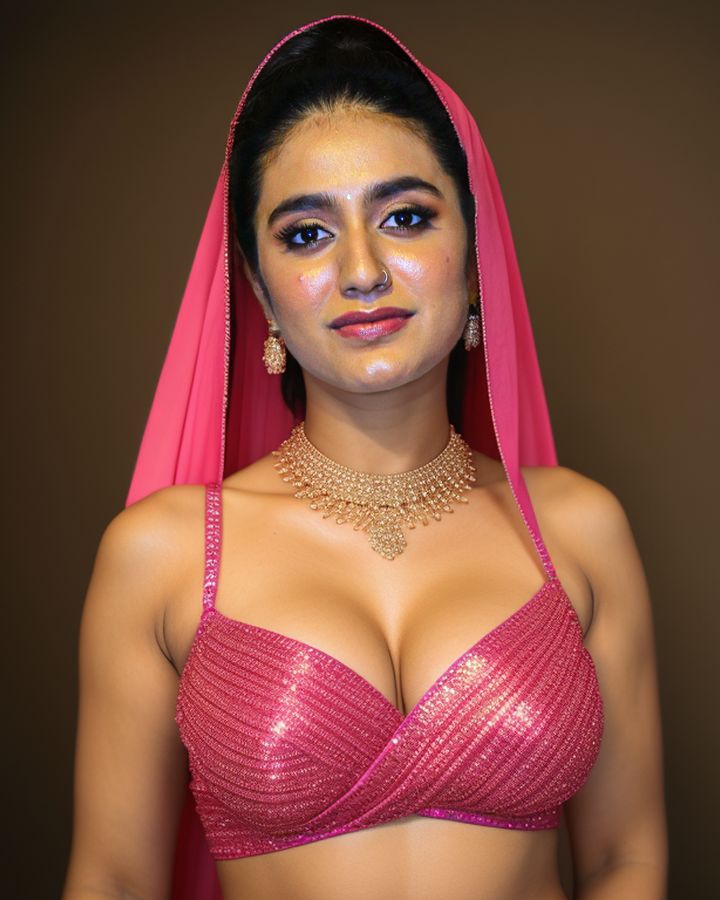 Priya Prakash Varrier blouse low neck cleavage bold audition shoot photos