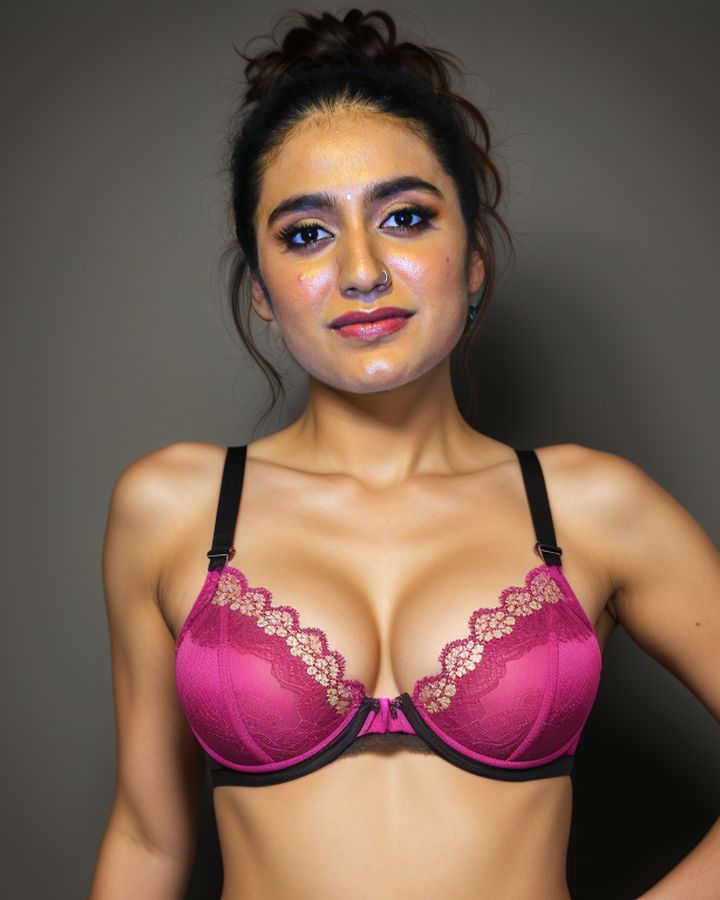 Priya Prakash Varrier bra pose without dress bold shoot pics