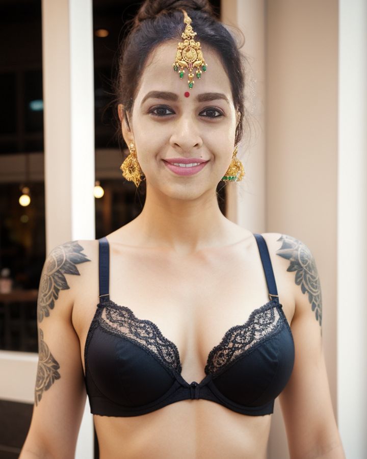 Sadhika Venugopal bra pose without dress hot bold shoot images