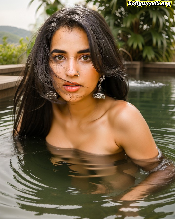 Komalee Prasad naked swimming pool pose bold shoot without dress