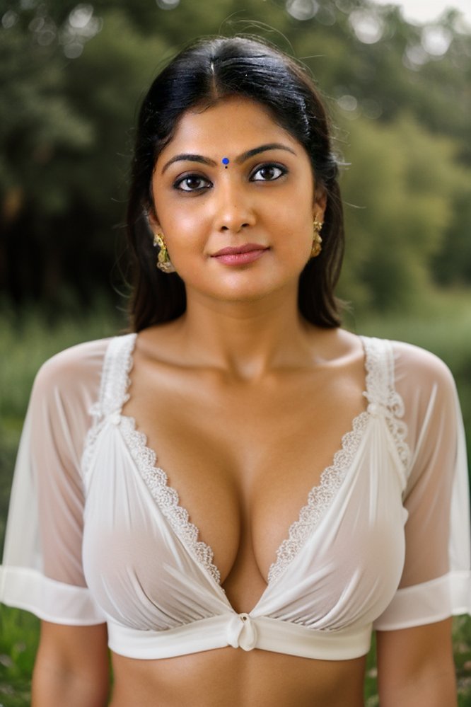 Kamalinee Mukherjee cleavage open white dress