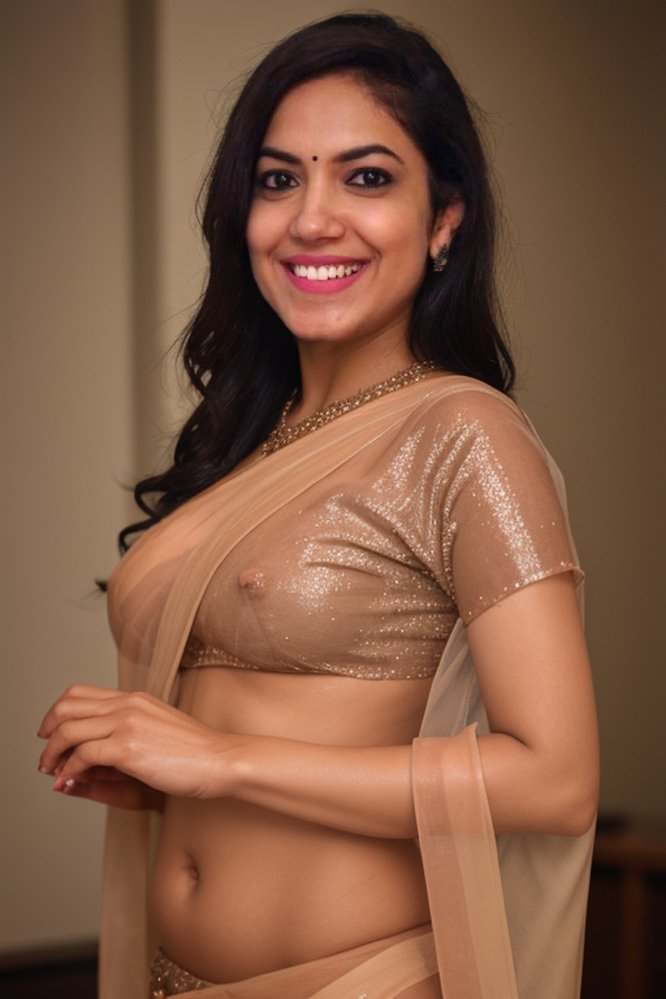 Ritu Varma navel hot saree blouse photo