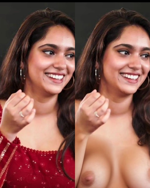 Sana Althaf red salwar removed nude small boobs nipple
