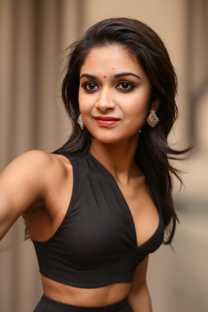 Keerthy Suresh Ai edit Undress Naked Cleavage Images Fakes